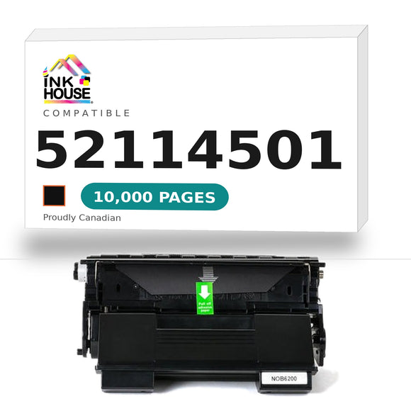 Okidata 52114501 Remanuactured Black Toner Cartridge
