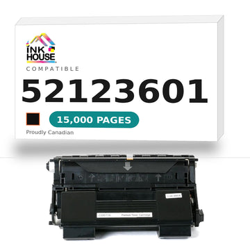 Okidata 52123601 Remanufactured Black Toner Cartridge