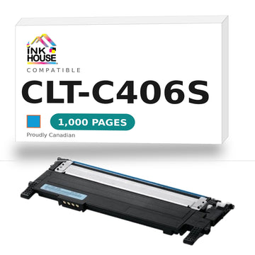 Samsung CLTC406S New Compatible Cyan Toner Cartridge