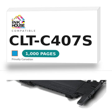 Samsung CLTC407S New Compatible Cyan Toner Cartridge