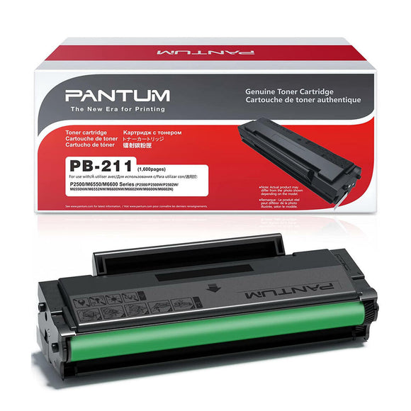 Pantum® PB-211 Original Black Toner Cartridge - High Yield Version of PB-210