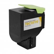 COMPATIBLE WITH LEXMARK 78C1XY0 Yellow Toner Cartridge High Yield for use in CS421dn, CS521dn, CS622de, CX421adn, CX522ade, CX622ade, CX625ade, CX625adhe