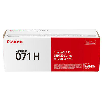 Canon 071H 5646C001 Original Black Toner Cartridge High Yield
