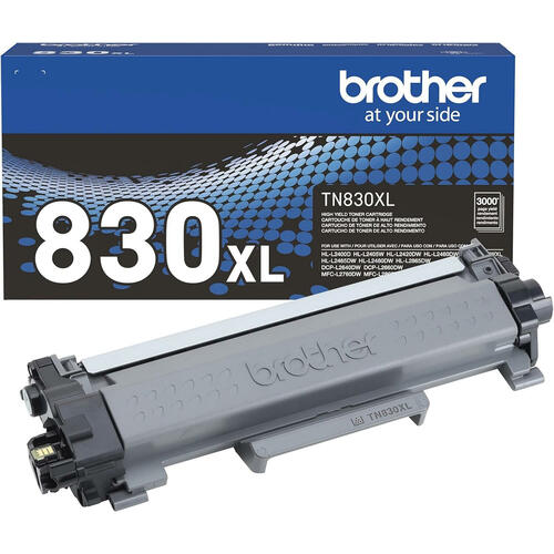 Original Brother TN830XL New Black Toner Cartridge  High Capacity of TN830