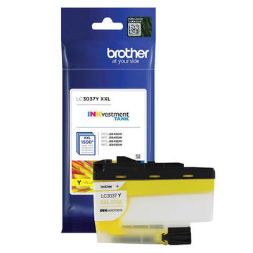 Brother LC3037Y Original Yellow Ink Cartridge Extra High Yield for use in MFCJ5845DW, MFCJ5845DW XL, MFCJ5945DW, MFCJ6545DW, MFCJ6545DW XL, MFCJ6945DW