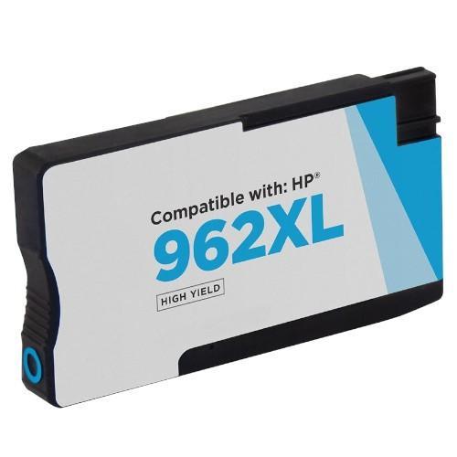 COMPATIBLE WITH HP 962XLC Cyan Ink Cartridge High Yield (Updated CHIP)