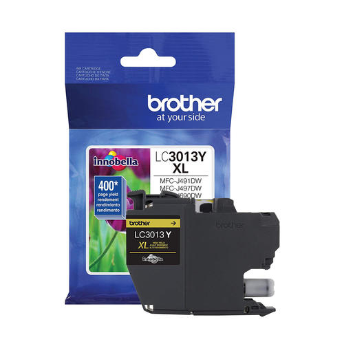Brother LC3013XLY Original Yellow Ink Cartridge High Yield for use in MFCJ491DW, MFCJ497DW, MFCJ690DW, MFCJ895DW