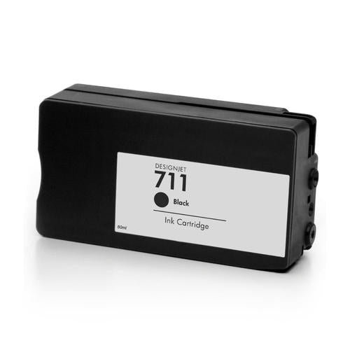 Remanufactured HP 711XL CZ133A Black Ink Cartridge High Yield 80ml