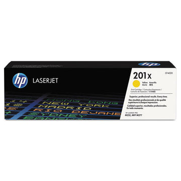 HP 201X (CF402X) Original Magenta Toner Cartridge High Yield for use in Color LaserJet Pro M252dw, Color LaserJet Pro MFP M277, Color LaserJet Pro MFP M277dw, Color LaserJet Pro MFP M277n