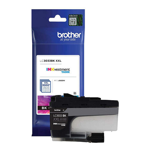Brother LC3033BK Original Black Ink Cartridge Extra High Yield for use in MFCJ805DW, MFCJ995DW, MFCJ995DW XL