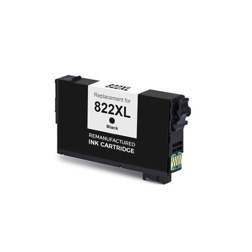 COMPATIBLE WITH Epson T822XLBK Black Ink Cartridge High Yield (Updated CHIP)