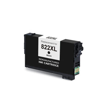 COMPATIBLE WITH Epson T822XLBK Black Ink Cartridge High Yield (Updated CHIP)