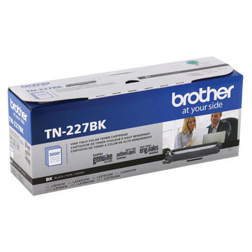 Brother TN227BK Original Black Toner Cartridge High Yield for use in HL-L3210CW, HL-L3230CDW, HL-L3270CDW, HL-L3290CDW, MFC-L3710CW, MFC-L3750CDW, MFC-L3770CDW
