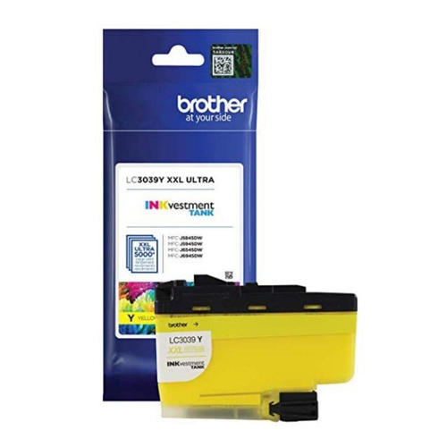 Brother LC3039Y Original Yellow Ink Cartridge Ultra High Yield for use in MFCJ5845DW, MFCJ5845DW XL, MFCJ5945DW, MFCJ6545DW, MFCJ6545DW XL, MFCJ6945DW