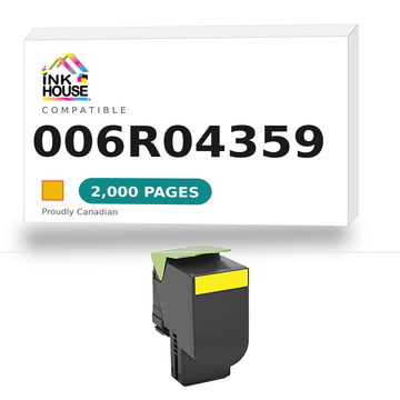 Xerox 006R04359 Remanufactured Yellow Toner Cartridge  With Chip