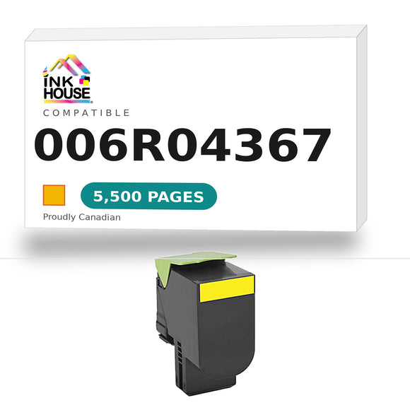 Xerox 006R04367 Remanufactured Yellow Toner Cartridge High Yield  With Chip