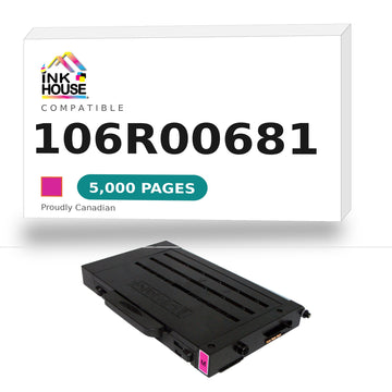 Compatible Xerox 106R00681 Toner Cartridge, Laser, Magenta, (106R00681)