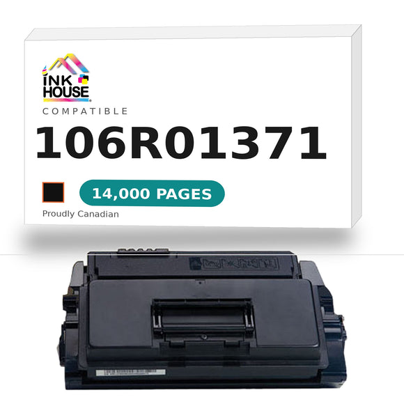 Compatible Xerox® 106R01371 Black Toner Cartridge, HighYield