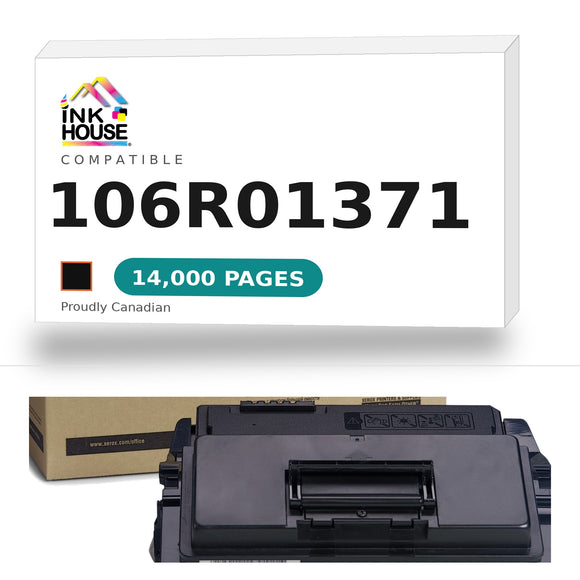 Xerox® 106R01371 Black Toner Cartridge, HighYield