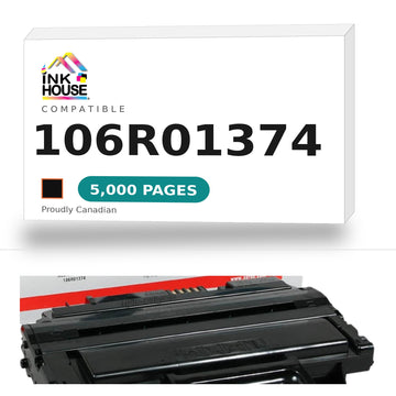 Xerox® 106R01374 Black Toner Cartridge, High Yield