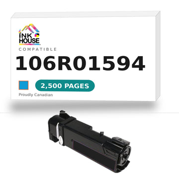 Compatible 106R01594 Cyan Toner Cartridge, HighYield, for Xerox 6500/Xerox 6505