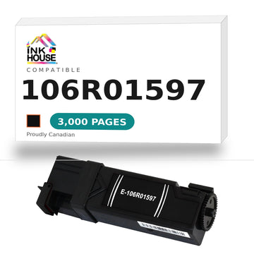 Compatible 106R01597 Black Toner Cartridge, HighYield, for Xerox 6500/Xerox 6505