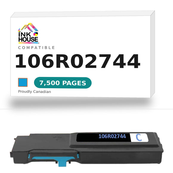 Xerox 106R02744 Compatible Cyan Toner Cartridge High Yield