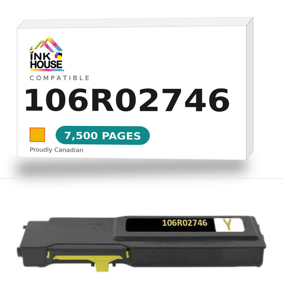 Xerox 106R02746 Compatible Yellow Toner Cartridge High Yield