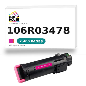 Compatible Cartridge for Xerox 106R03478 High Yield  Magenta Toner  ,For Xerox Phaser Series Phaser 6510 WorkCentre 6515