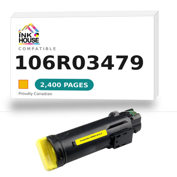 Compatible Cartridge for Xerox 106R03479 High Yield  Yellow Toner  ,For Xerox Phaser Series Phaser 6510 WorkCentre 6515