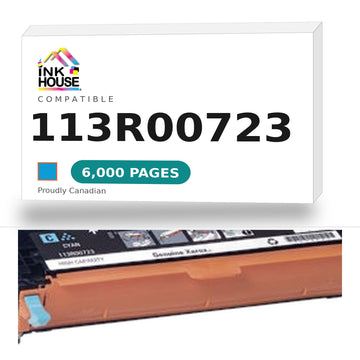 Xerox® 113R00723 Cyan Toner Cartridge, High Yield