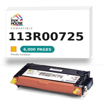 Compatible Xerox® 113R00725 Yellow Toner Cartridge, High Yield FOR XEROX 6180