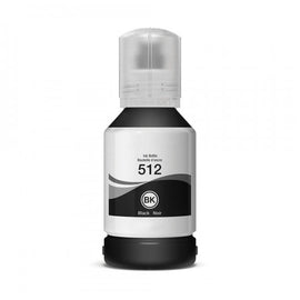 COMPATIBLE WITH Epson (BK/BK/C/M/Y) T512 ink bottle for use in Expression Premium ET7700Expression Premium ET7750