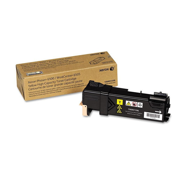 Xerox® 106R01596 Yellow Toner Cartridge, HighYield