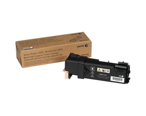 Xerox® 106R01597 Black Toner Cartridge, HighYield