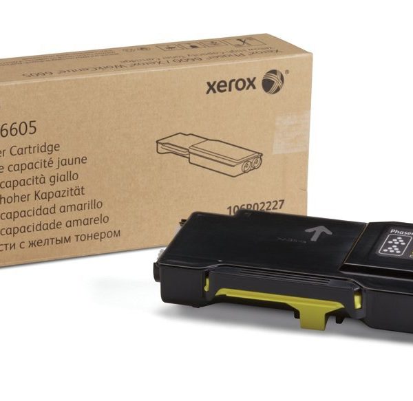 Xerox® Phaser 6600/WorkCentre 6605 Yellow Toner Cartridge, High Yield (106R02227)