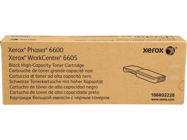 Xerox® Phaser 6600/WorkCentre 6605 Black Toner Cartridge, High Yield (106R02228)