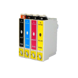 Epson T124 New Compatible Ink Cartridges Value Pack (BK/C/M/Y)