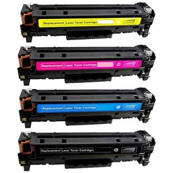 Generic HP 202A CF500A CF501A CF502A CF503A Toner Cartridge Combo BK/C/M/Y