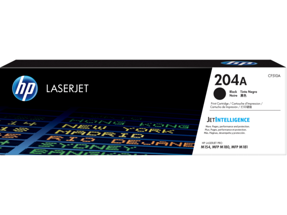 HP 204A (CF510A) Black Original LaserJet Toner Cartridge