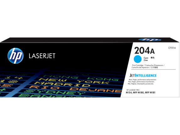 HP 204A (CF511A) Original Cyan Toner Cartridge