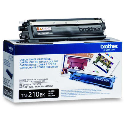 Original Brother TN210 BK New Black Toner Cartridge