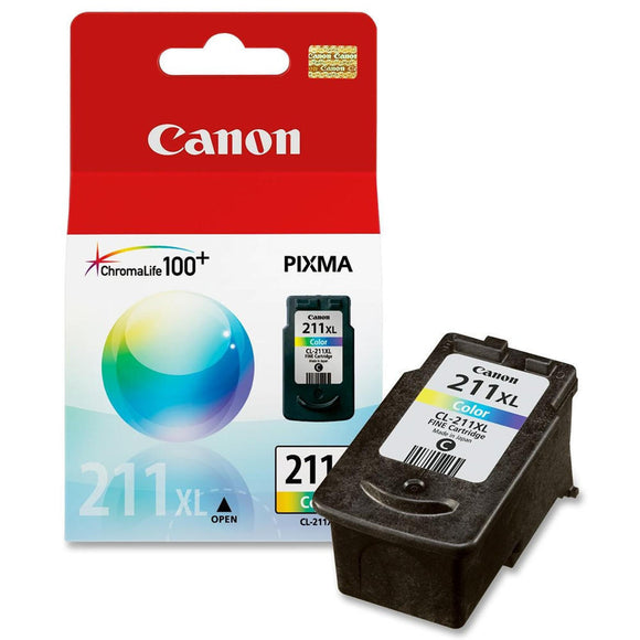 Canon® CL211XL Colour Ink Cartridge, High Yield (2975B001)