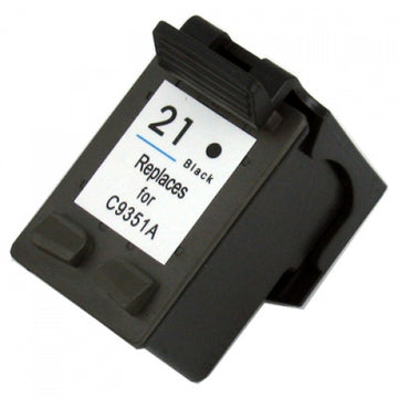 HP 21 Black Remanufactured Inkjet Cartridge  High Capacity (C9351AN)
