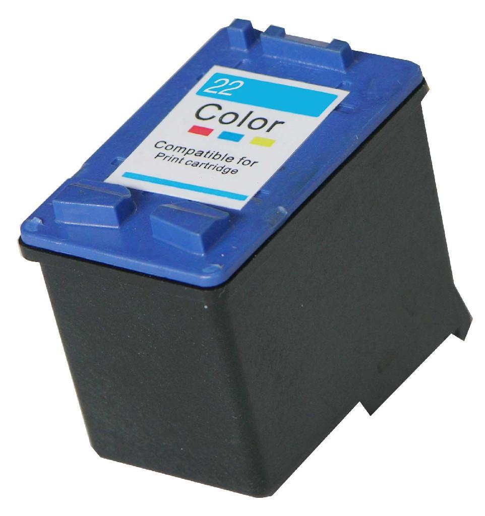 HP 22XL Color Remanufactured Inkjet Cartridge  High Capacity (C9352AN) (High Capacity Version of HP 22)