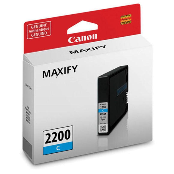 Original Canon PGI2200 XL Cyan Ink Tank (9268B001), High Yield