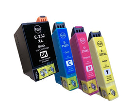 Epson T252xl COMBO Pack New Compatible Inkjet Cartridge - High Capacity (252XL, Epson 252) BK/C/M/Y