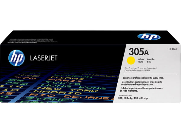 Original HP CE412A New Yellow Toner Cartridge (305A)