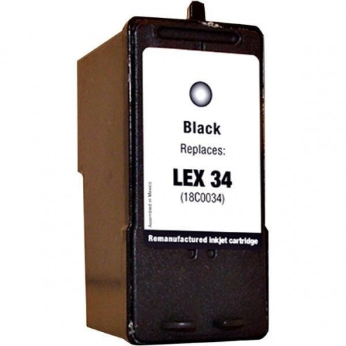 Lexmark 34 Black Remanufactured Inkjet Cartridge (18C0034)