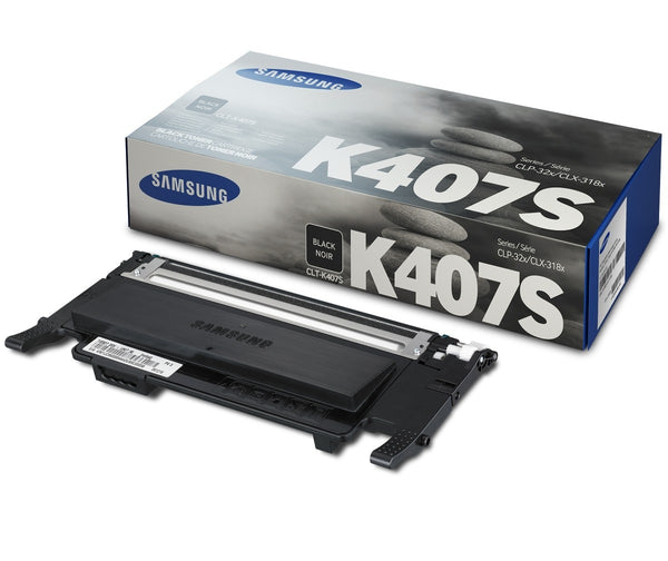Original Samsung CLT-K407S New Black Toner Cartridge